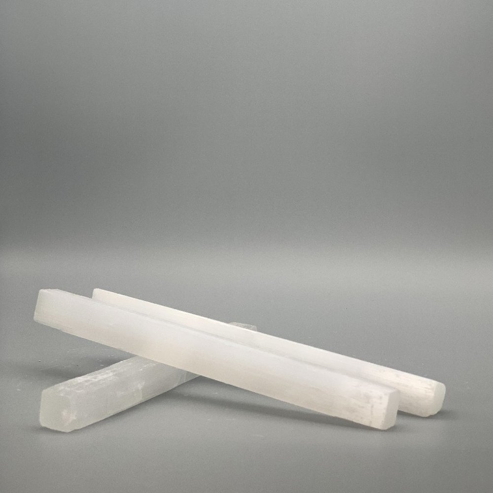 8” Selenite Stick, Selenite Wand, 8 Inches, 1 Per